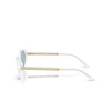 Versace VE4469 Sunglasses 547172 white - product thumbnail 3/4