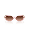 Versace VE4469 Sunglasses 54725M pink transparent - product thumbnail 1/4