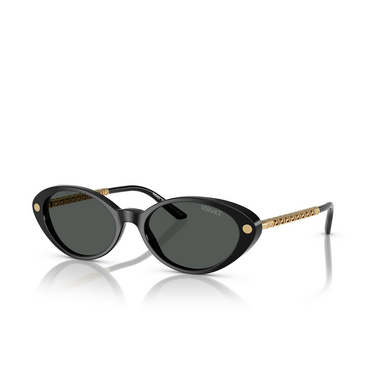 Versace VE4469 Sonnenbrillen GB1/87 black - Dreiviertelansicht