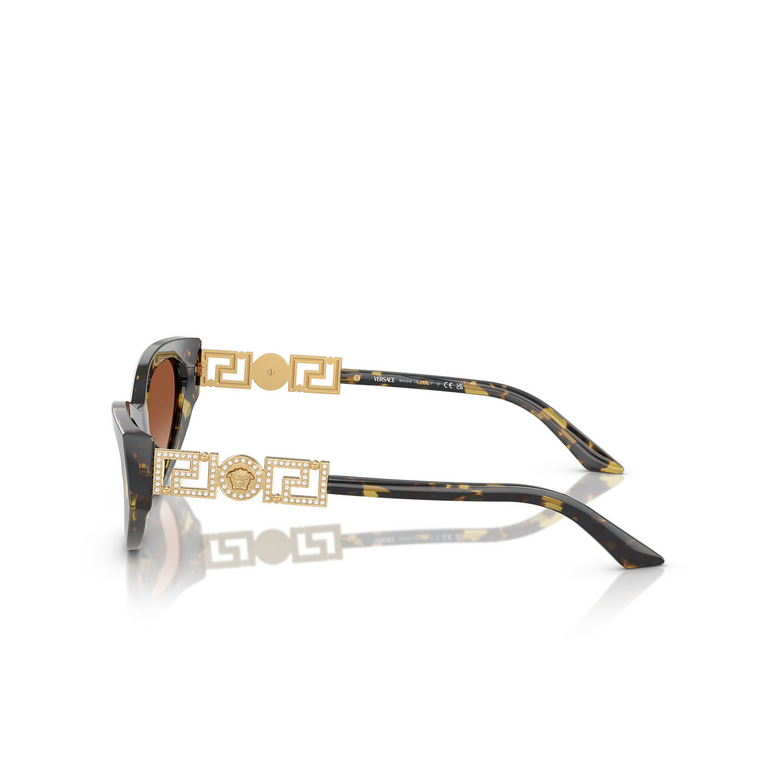 Versace VE4470B Sunglasses 547013 havana - 3/4