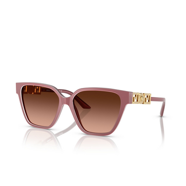 Gafas de sol Versace VE4471B 54755M perla dark ruby - Vista tres cuartos