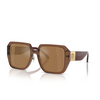 Occhiali da sole Versace VE4472D 5028/O transparent dark brown - anteprima prodotto 2/4