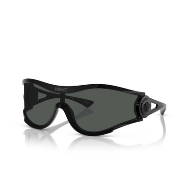 Versace VE4475 Sunglasses 536087 black - three-quarters view