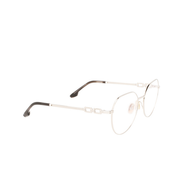 Victoria Beckham VB2129 Eyeglasses 040 silver - three-quarters view