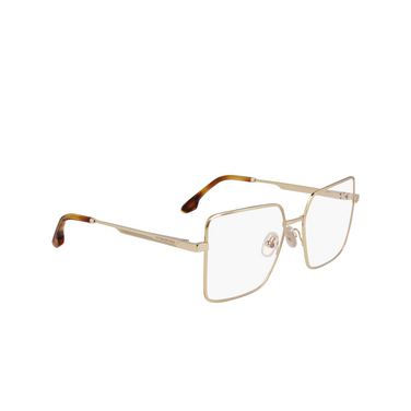 Lunettes de vue Victoria Beckham VB2132 714 gold - Vue trois quarts