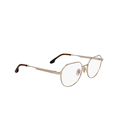 Lunettes de vue Victoria Beckham VB2135 714 gold - Vue trois quarts