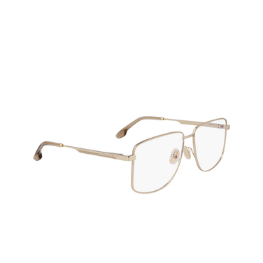 Victoria Beckham VB2136 Eyeglasses 714 gold - three-quarters view