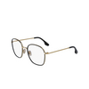 Gafas graduadas Victoria Beckham VB232 011 black / gold - Miniatura del producto 3/4