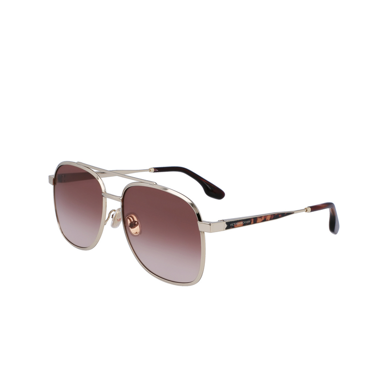 Victoria Beckham VB233S Sonnenbrillen 702 gold / brown - 3/4