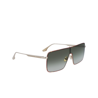 Gafas de sol Victoria Beckham VB238S 700 gold / khaki - Vista tres cuartos