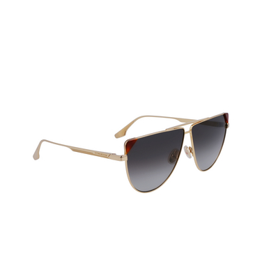 Victoria Beckham VB239S Sunglasses 222 gold - three-quarters view