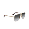 Lunettes de soleil Victoria Beckham VB240S 700 gold / khaki - Vignette du produit 2/4