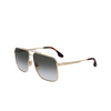 Occhiali da sole Victoria Beckham VB240S 700 gold / khaki - anteprima prodotto 3/4