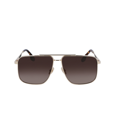 Gafas de sol Victoria Beckham VB240S 702 gold / brown gradient - Vista delantera