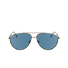 Lunettes de soleil Victoria Beckham VB242S 720 gold / blue - Vignette du produit 1/4