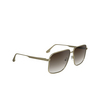 Lunettes de soleil Victoria Beckham VB243S 702 gold / brown gradient - Vignette du produit 2/4