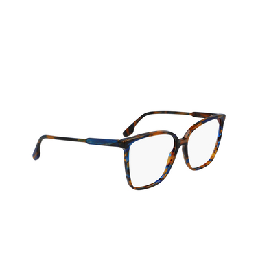 Victoria Beckham VB2603 Eyeglasses 226 striped blue havana - three-quarters view