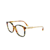 Lunettes de vue Victoria Beckham VB2615 225 blonde havana / green havana - Vignette du produit 3/4