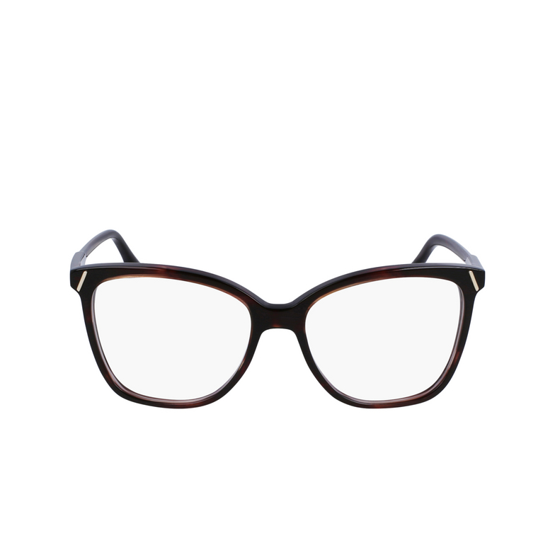 Occhiali da vista Victoria Beckham VB2641 227 dark brown horn - 1/4