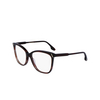 Victoria Beckham VB2641 Eyeglasses 227 dark brown horn - product thumbnail 3/4