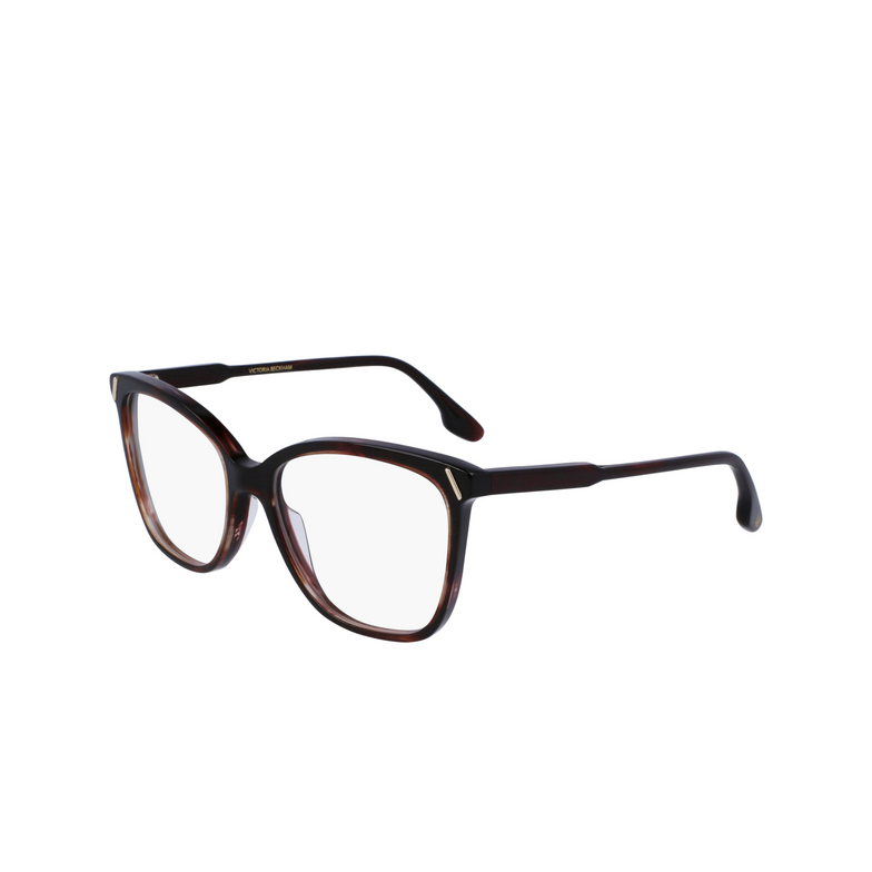 Victoria Beckham VB2641 Eyeglasses 227 dark brown horn - 3/4