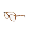 Lunettes de vue Victoria Beckham VB2641 773 honey brown horn - Vignette du produit 3/4