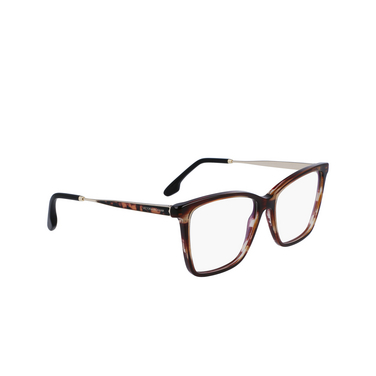 Victoria Beckham VB2647 Eyeglasses 227 dark brown horn - three-quarters view