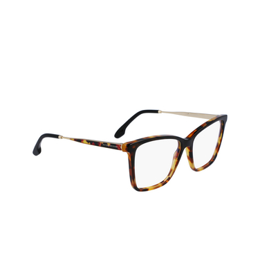 Victoria Beckham VB2647 Korrektionsbrillen 231 dark havana fade - Dreiviertelansicht