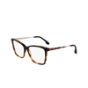 Occhiali da vista Victoria Beckham VB2647 231 dark havana fade - anteprima prodotto 3/4