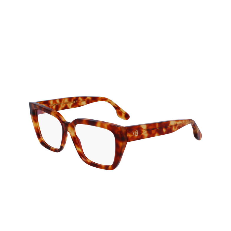 Occhiali da vista Victoria Beckham VB2648 222 blonde havana - 3/4