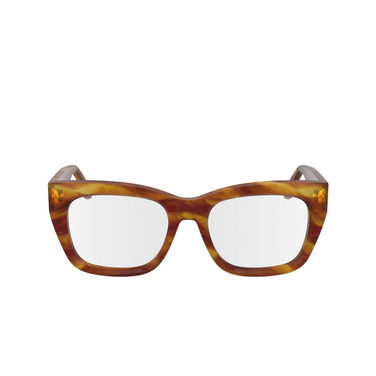 Lunettes de vue Victoria Beckham VB2660 223 striped blonde havana - Vue de face