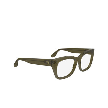 Lunettes de vue Victoria Beckham VB2660 310 olive - Vue trois quarts