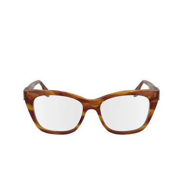 Lunettes de vue Victoria Beckham VB2662 223 striped blonde havana - Vue de face