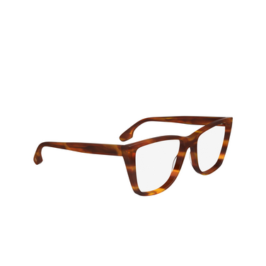 Victoria Beckham VB2664 Eyeglasses 223 striped blonde havana - three-quarters view