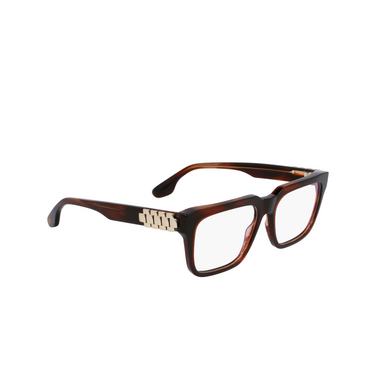 Victoria Beckham VB2667 Eyeglasses 227 brown horn - three-quarters view