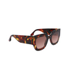 Lunettes de soleil Victoria Beckham VB606S 609 havana red - Vignette du produit 2/4