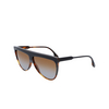 Lunettes de soleil Victoria Beckham VB619S 005 black / tortoise - Vignette du produit 3/4