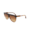 Victoria Beckham VB619S Sonnenbrillen 211 striped dark havana - Produkt-Miniaturansicht 3/4