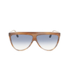 Lunettes de soleil Victoria Beckham VB619S 773 honey brown horn - Vignette du produit 1/4