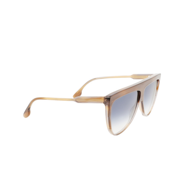 Victoria Beckham VB619S Sunglasses 773 honey brown horn - three-quarters view