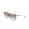 Lunettes de soleil Victoria Beckham VB619S 773 honey brown horn - Vignette du produit 3/4