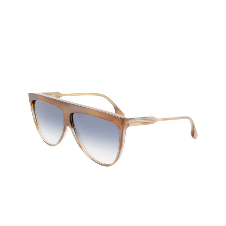 Lunettes de soleil Victoria Beckham VB619S 773 honey brown horn - 3/4