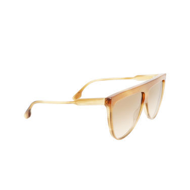 Victoria Beckham VB619S Sunglasses 774 honey horn - three-quarters view