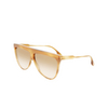 Occhiali da sole Victoria Beckham VB619S 774 honey horn - anteprima prodotto 3/4