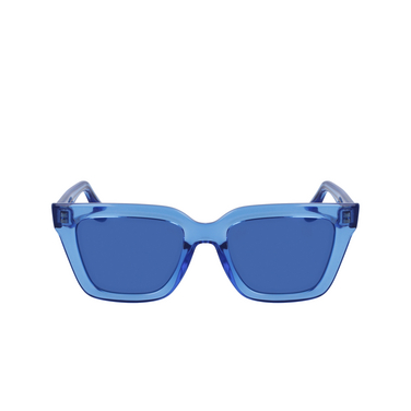 Lunettes de soleil Victoria Beckham VB644S 320 teal blue - Vue de face