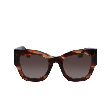 Gafas de sol Victoria Beckham VB652S 227 dark brown horn - Vista delantera