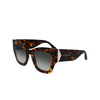 Occhiali da sole Victoria Beckham VB652S 234 dark havana - anteprima prodotto 3/4