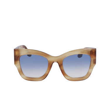 Victoria Beckham VB652S Sunglasses 773 honey brown horn - front view