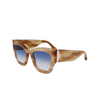 Gafas de sol Victoria Beckham VB652S 773 honey brown horn - Miniatura del producto 3/4