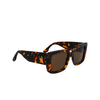 Lunettes de soleil Victoria Beckham VB653S 234 dark havana - Vignette du produit 2/4